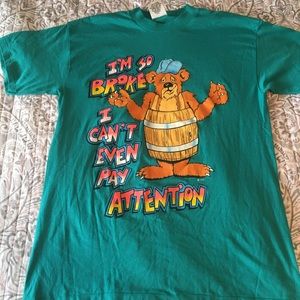 Vintage 80s broke bear shirt